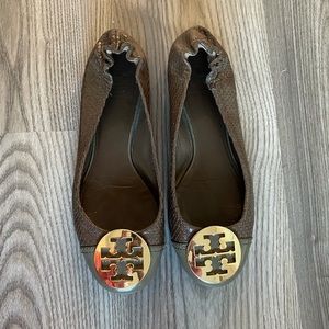 Tory Burch | Snakeskin Reva Flats